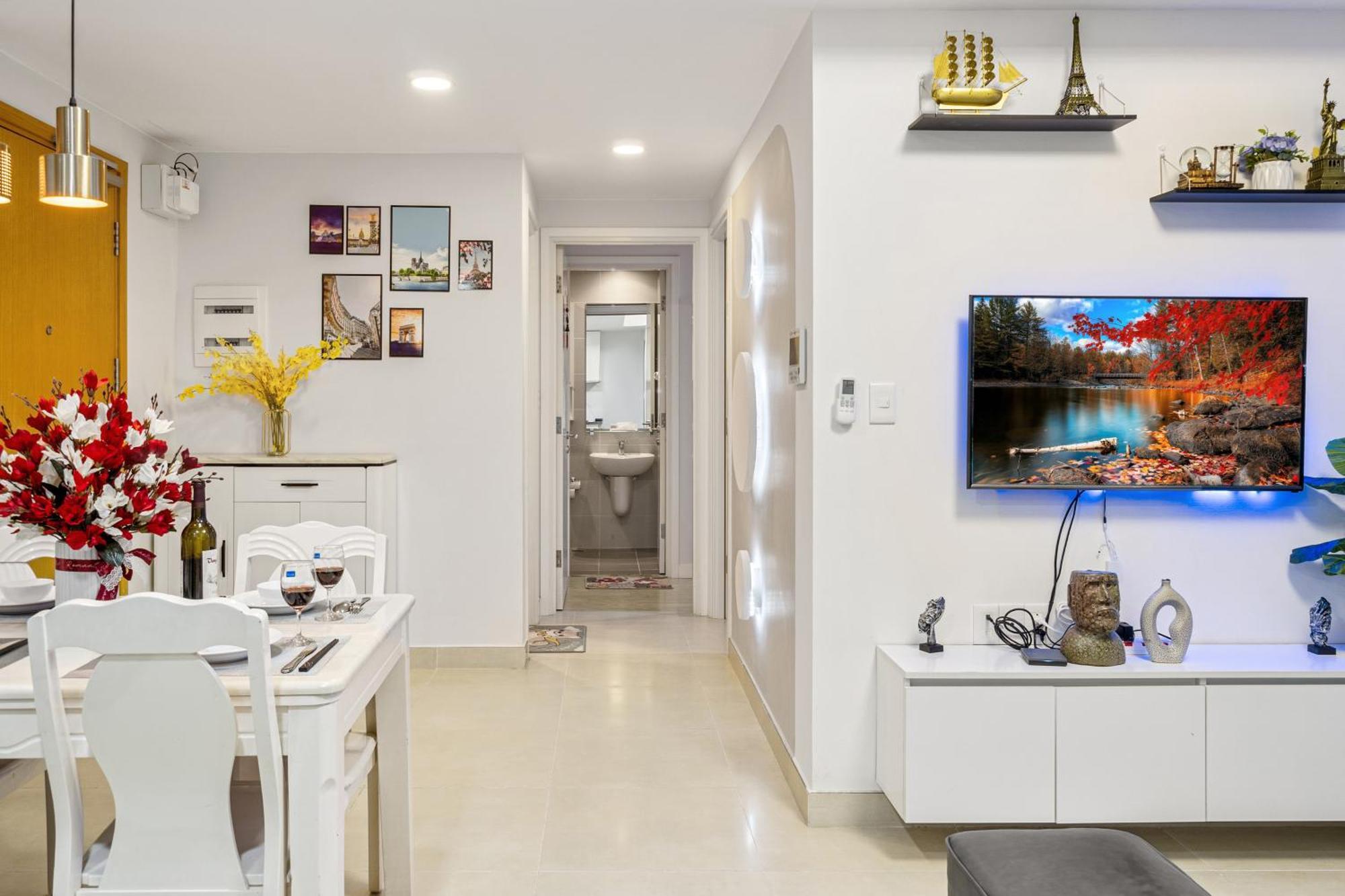Apartamento Cozy 2 Bedrooms In T1 Masteri Thao Dien, Fully Furnished With Full Amenities *